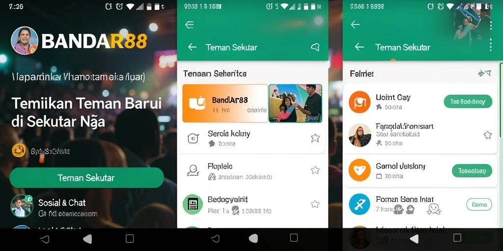 Tampilan antarmuka pengguna aplikasi BANDAR88 yang intuitif.