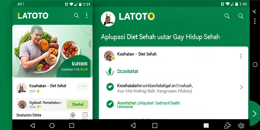 Tampilan antarmuka aplikasi LATOTO yang menarik dan fungsional.