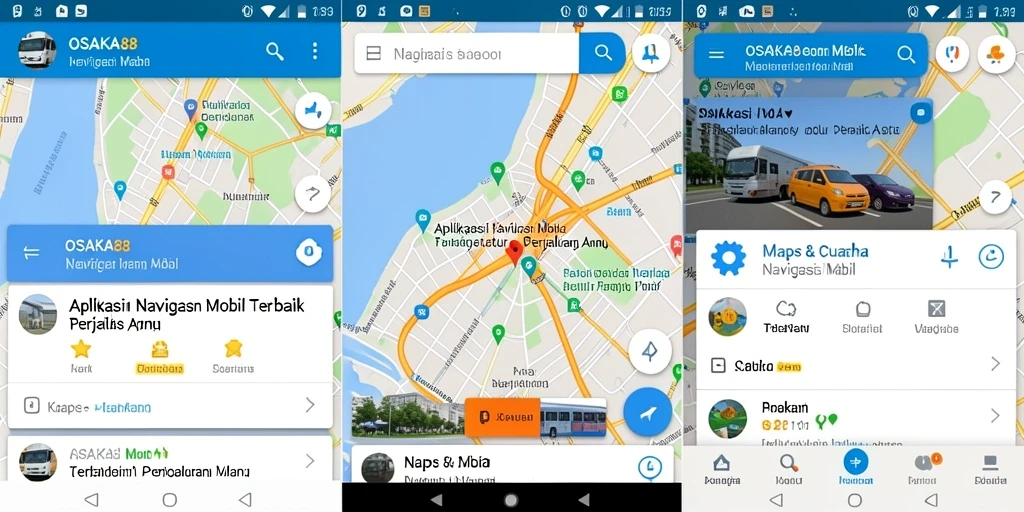 Tampilan antarmuka pengguna OSAKA88 yang modern dan informatif.