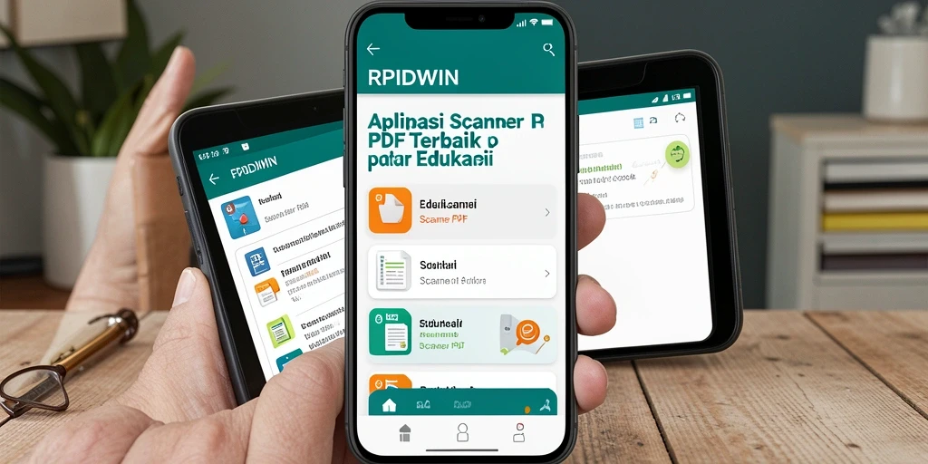 Tampilan antarmuka RPIDWIN dengan fungsi pemindaian PDF yang intuitif.