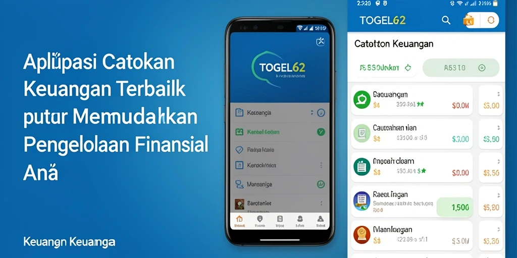 Antarmuka sederhana dan fitur catatan keuangan TOGEL62 yang intuitif.