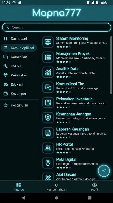 Aplikasi Populer & Kanal Uji | Katalog mapna777